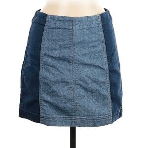 Free People denim skirt